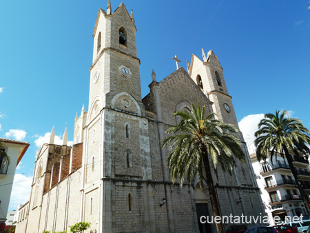 Iglesia de Benissa, Costa Blanca. Alicante.